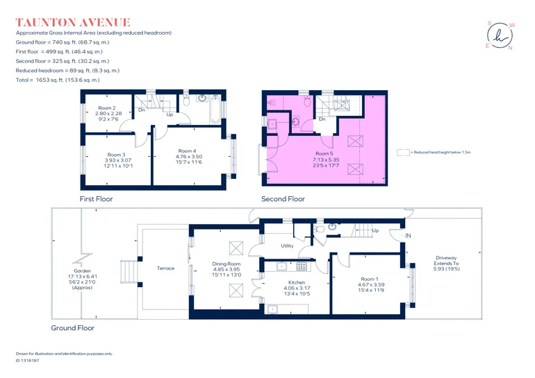 Floorplan 1 for Taunton Avenue Hounslow TW3
