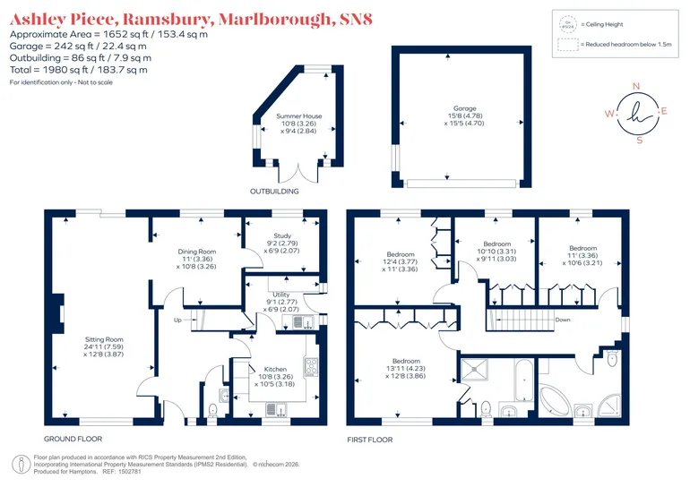 Floorplan 1 for Ashley Piece, Marlborough, SN8