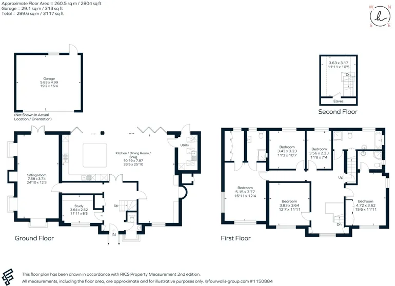 Floorplan 1 for Hawthorn Hill, Warfield, RG42