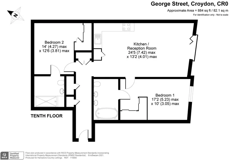 Floorplan 1 for George Street Croydon CR0