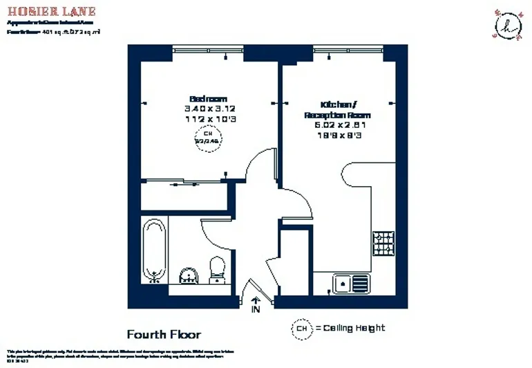 Floorplan 1 for 10 Hosier Lane London EC1A