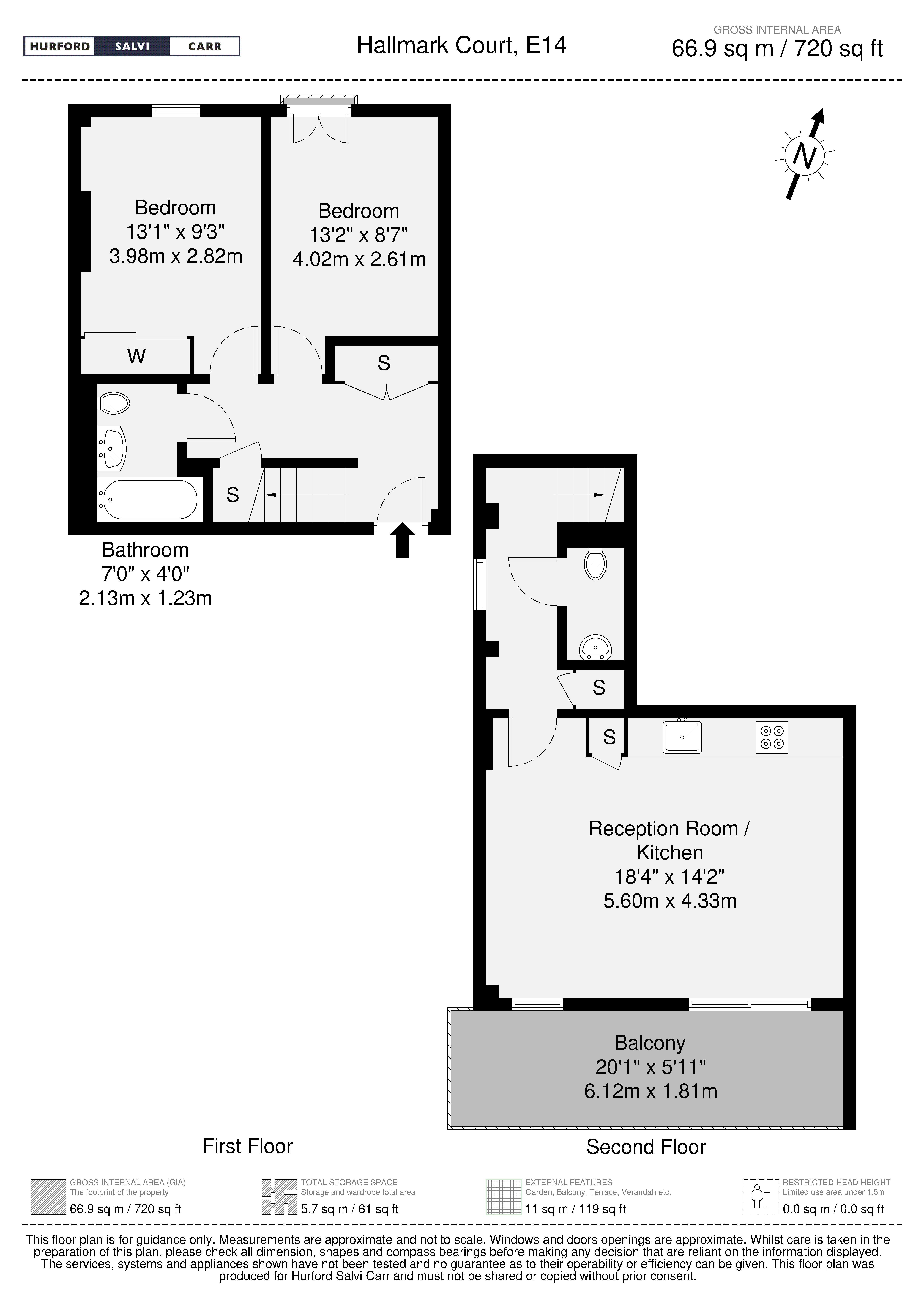 Hallmark Court, 6 Ursula Gould Way, London, E14 floorplan