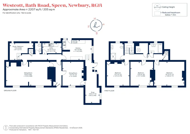 Floorplan 1 for Bath Road, Newbury, RG14