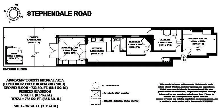 Floorplan 1 for Stephendale Road London SW6