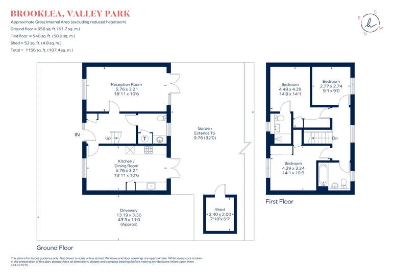 Floorplan 1 for 7 Roundhouse Road Didcot OX11