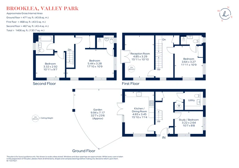Floorplan 1 for 16 Fossil Way Didcot OX11