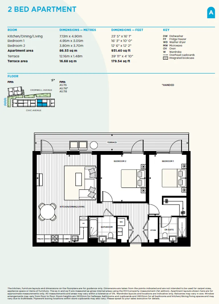 Floorplan 1 for Artisi, King Street, London, W6