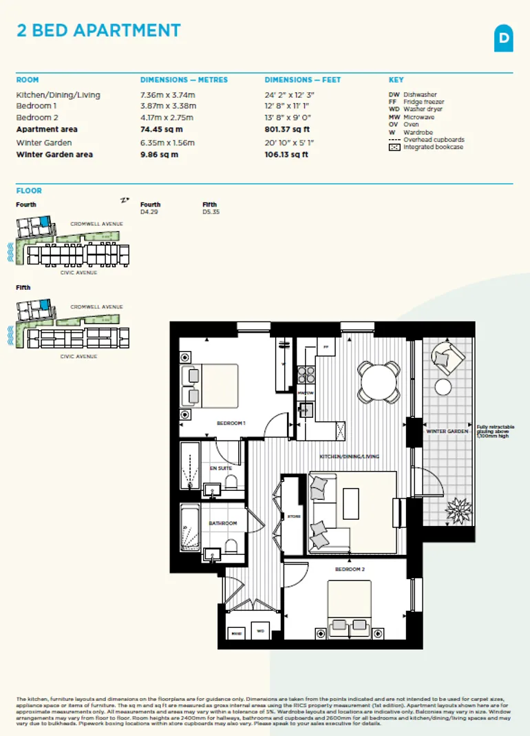 Floorplan 1 for Artisi, King Street, London, W6