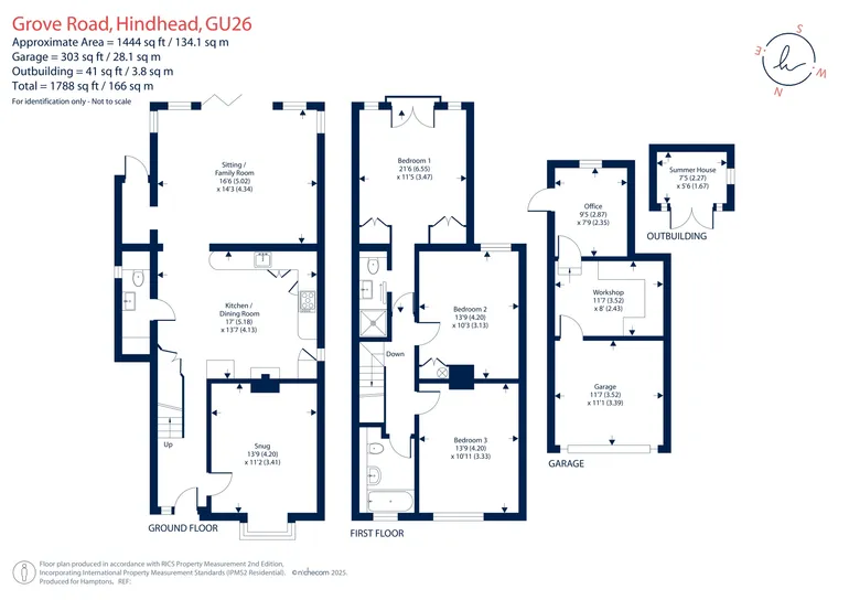 Floorplan 1 for Grove Road, Hindhead, GU26