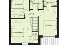 Plot 11, The Denby, The Hawthorns, Beck Lane, Sutton-In-Ashfield floorplan 1 out of 2