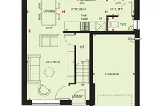 Plot 11, The Denby, The Hawthorns, Beck Lane, Sutton-In-Ashfield floorplan 2 out of 2