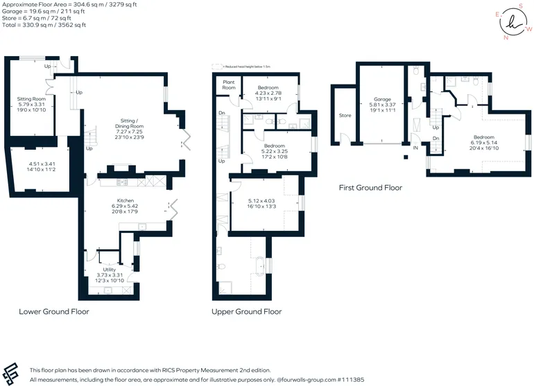 Floorplan 1 for Box Lane, Stroud, GL6