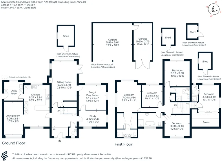 Floorplan 1 for Newton Toney Road, Salisbury, SP4