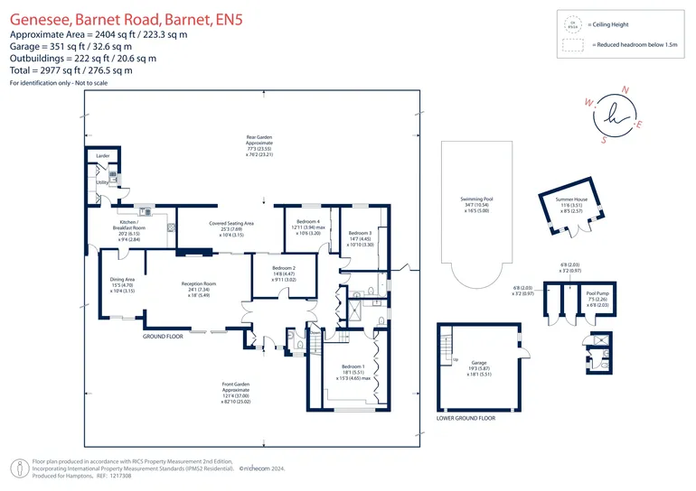 Floorplan 1 for Barnet Road, Arkley, EN5
