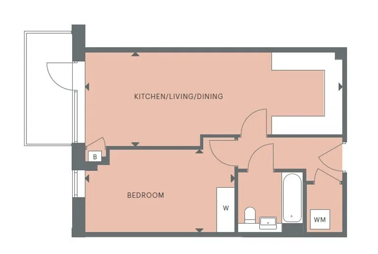 Floorplan 1 for Plot 462 Station Approach, Watford, WD19