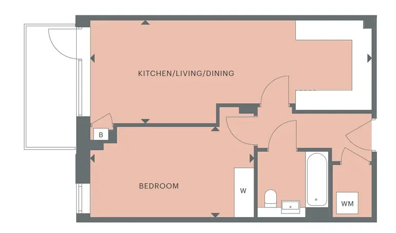 Floorplan 1 for Plot 494 Station Approach, Watford, WD19
