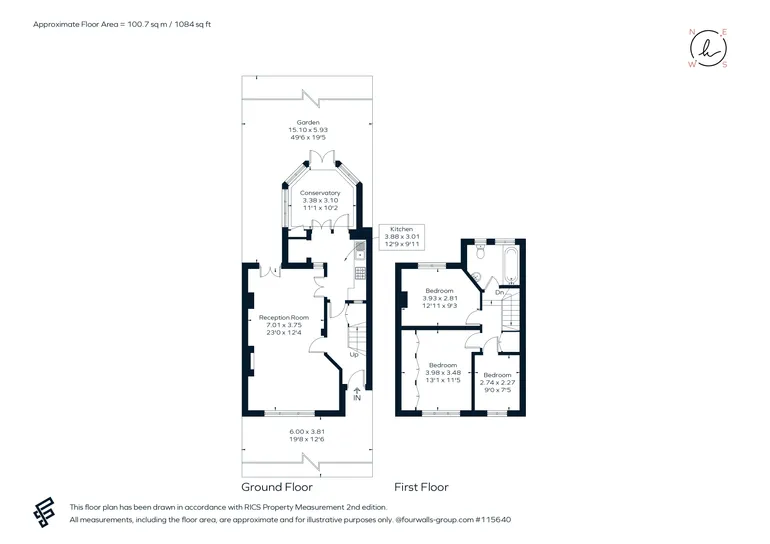Floorplan 1 for Dawnay Road, London, SW18