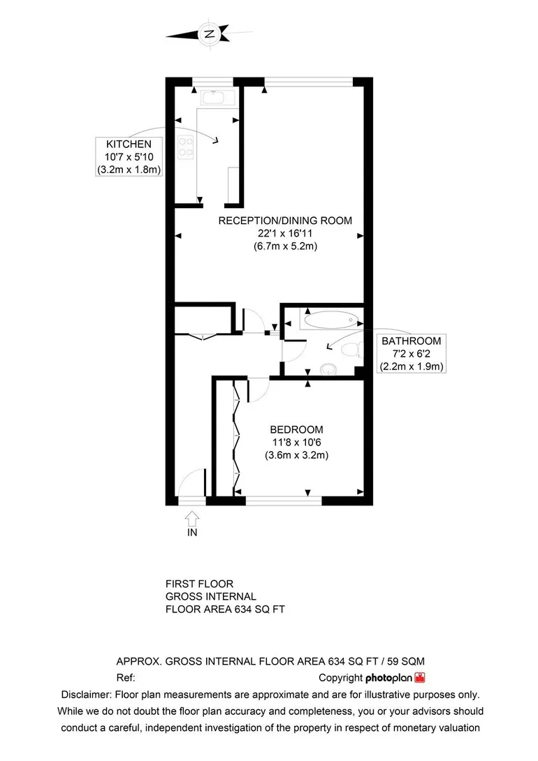 Floorplan 1 for Iverson Road,  NW6