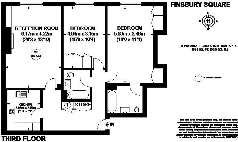 Floorplan 1 for Finsbury Square London EC2A