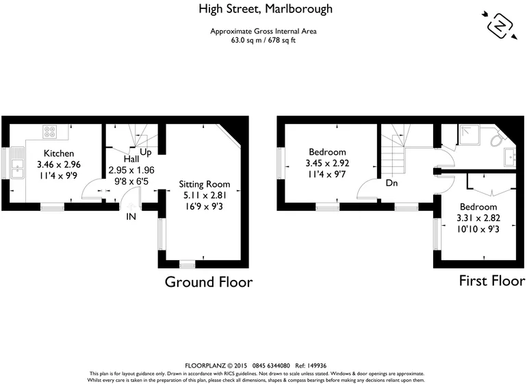 Floorplan 1 for High Street MARLBOROUGH SN8