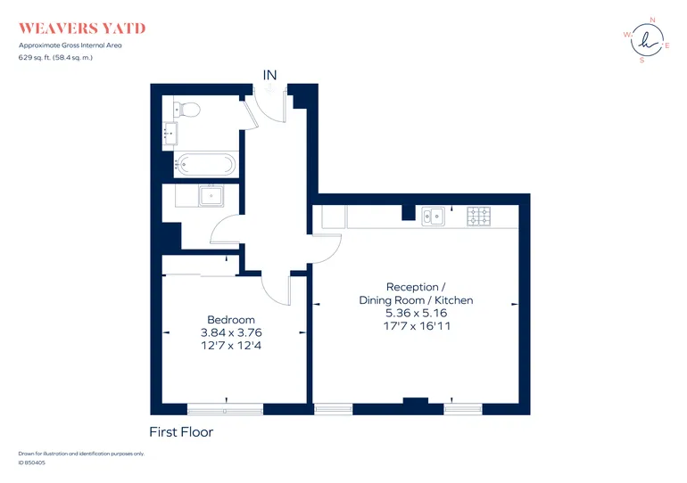Floorplan 1 for 11 Market Street Newbury RG14