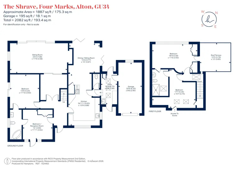 Floorplan 1 for The Shrave, Four Marks, GU34