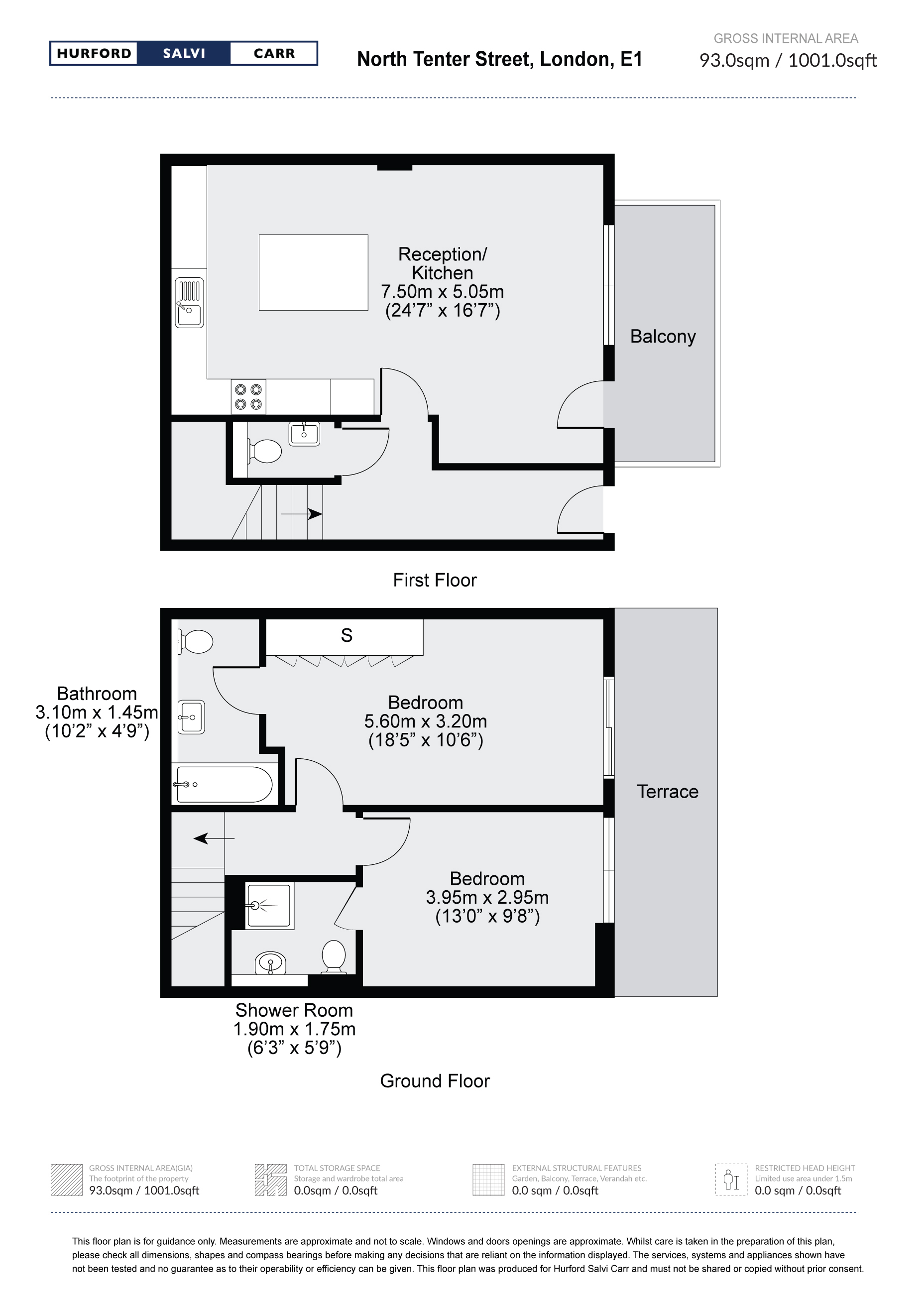 North Tenter Street, London, E1 floorplan