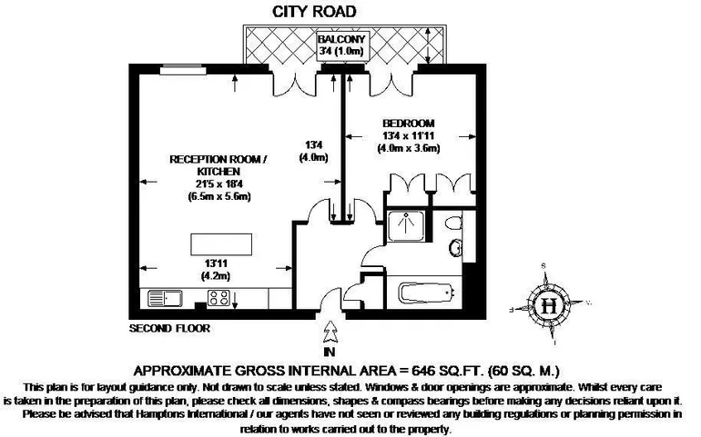 Floorplan 1 for City Road London EC1V