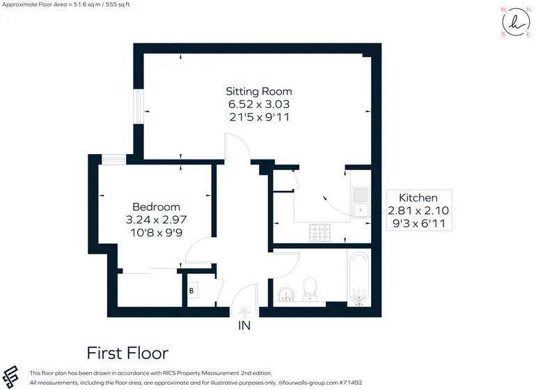 Floorplan 1 for St. Leonards Road Windsor SL4
