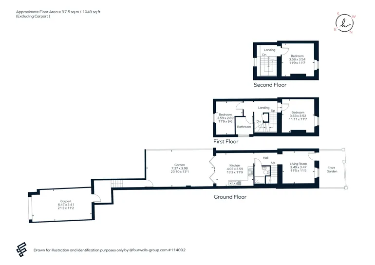 Floorplan 1 for Watermoor Road, Cirencester, GL7