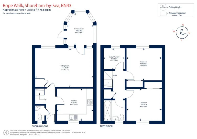 Floorplan 1 for Rope Walk, Shoreham-By-Sea, BN43