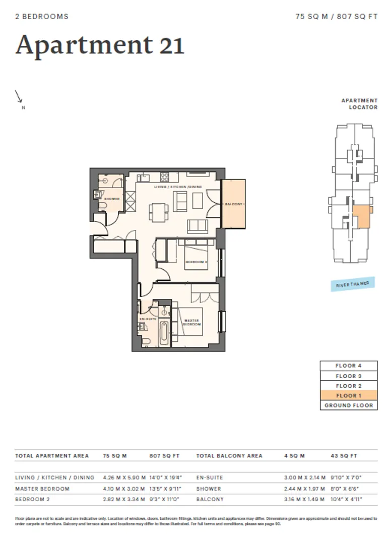 Floorplan 1 for Broom Road, Teddington, TW11