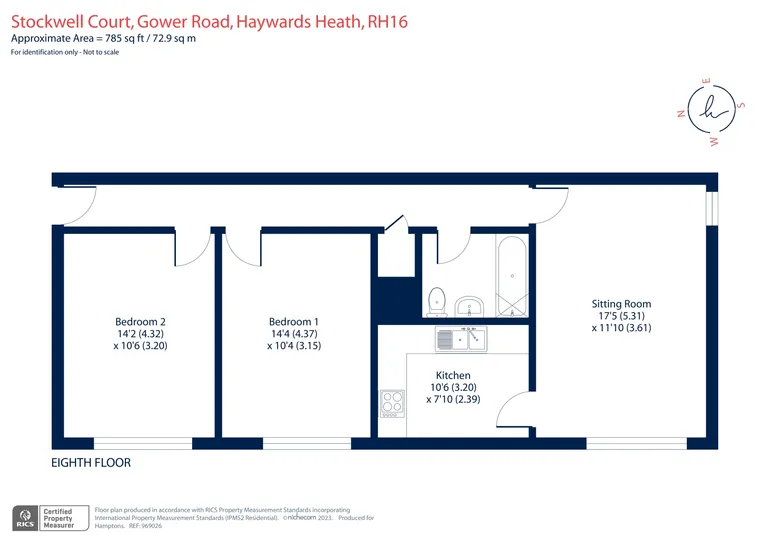 Floorplan 1 for Gower Road, Haywards Heath, RH16