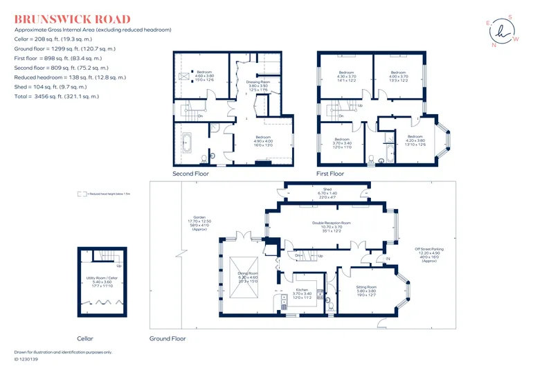 Floorplan 1 for Brunswick Road, Kingston upon Thames