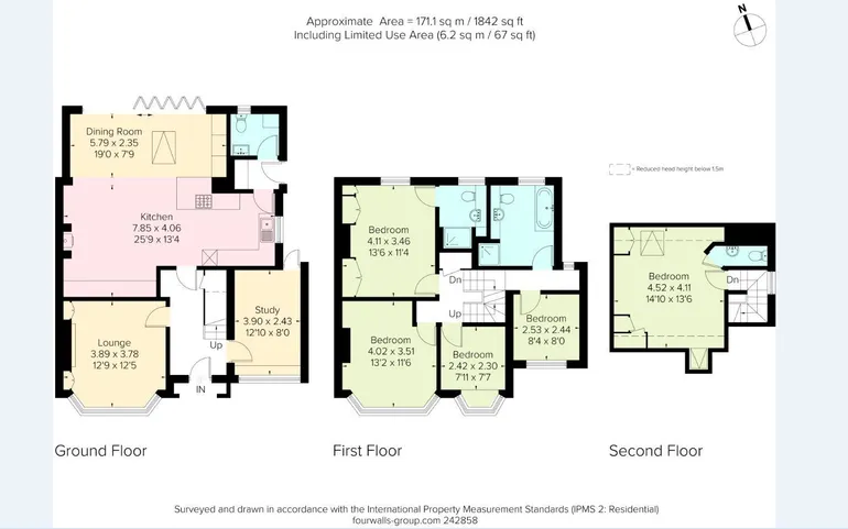 Floorplan 1 for Cornwallis Avenue Tonbridge TN10