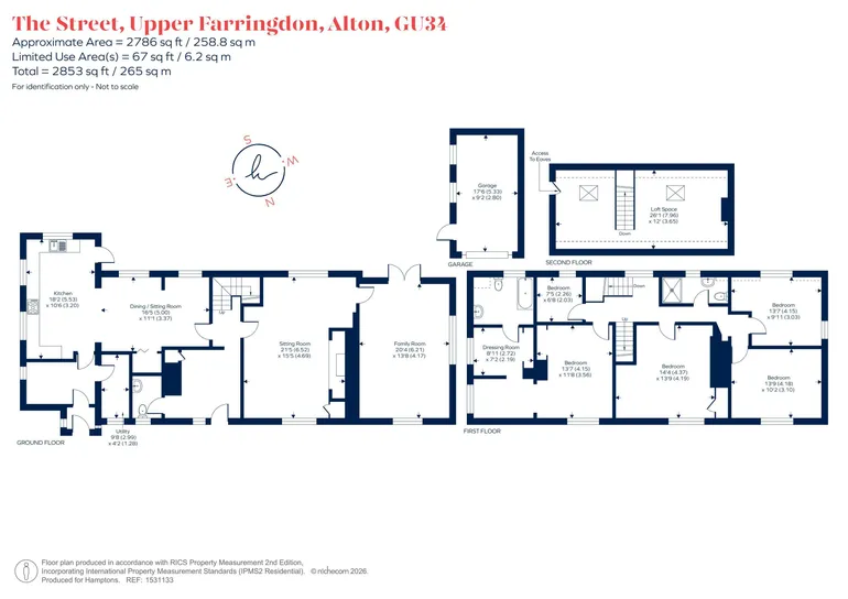 Floorplan 1 for The Street, Upper Farringdon, GU34