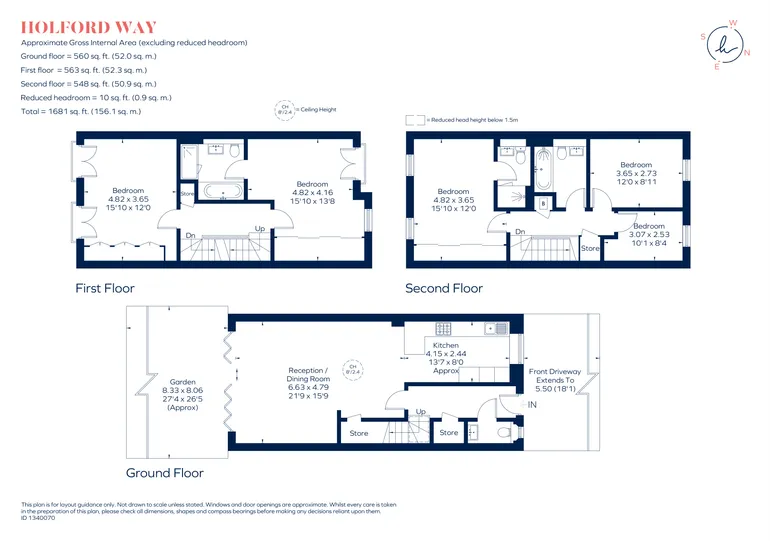 Floorplan 1 for Holford Way, London, SW15