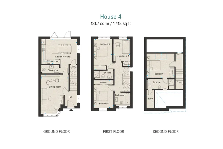 Floorplan 1 for Amerden Close, Maidenhead, SL6