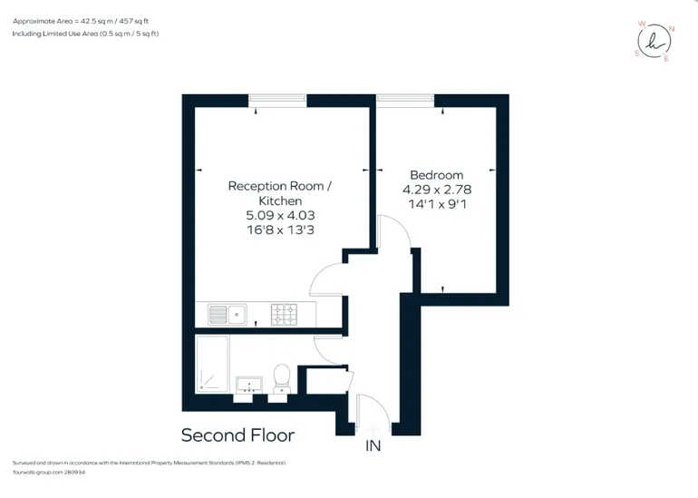Floorplan 1 for Barnsbury Lane Surbiton KT5