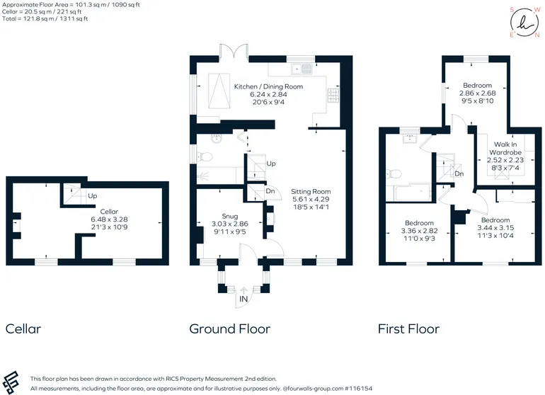 Floorplan 1 for High Street, Godstone, RH9