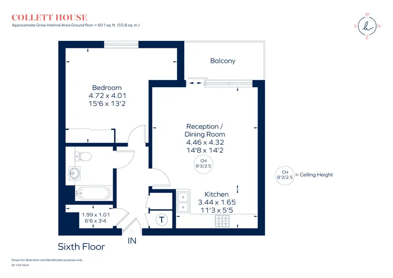 Floorplan 1 for Wandsworth Road London SW8