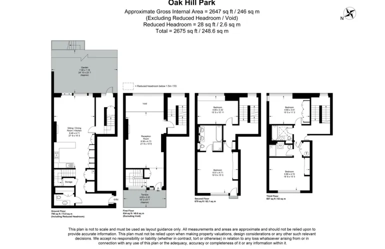 Floorplan 1 for Tercelet Terrace Oakhill Park NW3