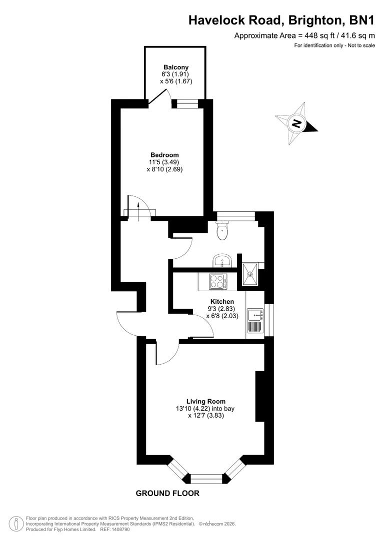 Floorplan 1 for Havelock Road, Brighton, BN1