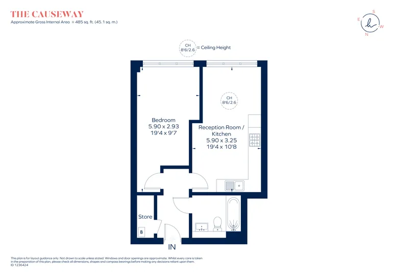 Floorplan 1 for 1 Lakeside Close Staines Upon Thames TW18