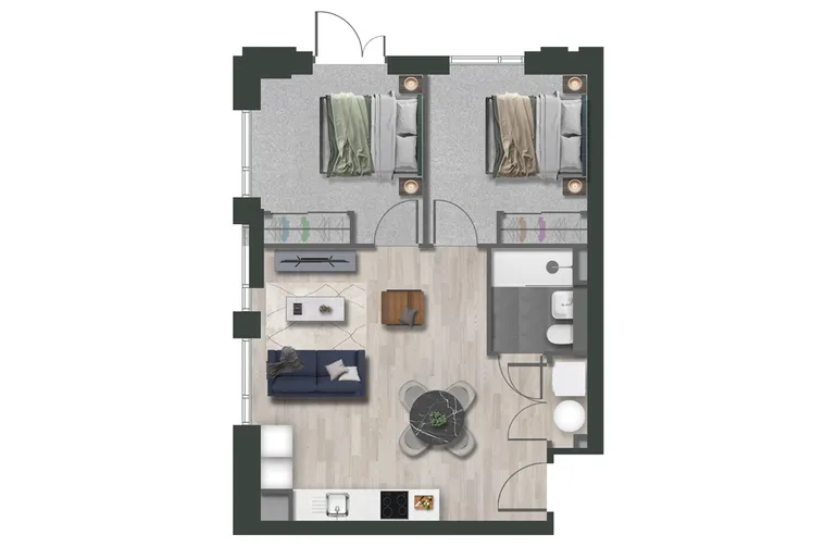 Floorplan 1 for 2 Inkwell Place Birmingham B16
