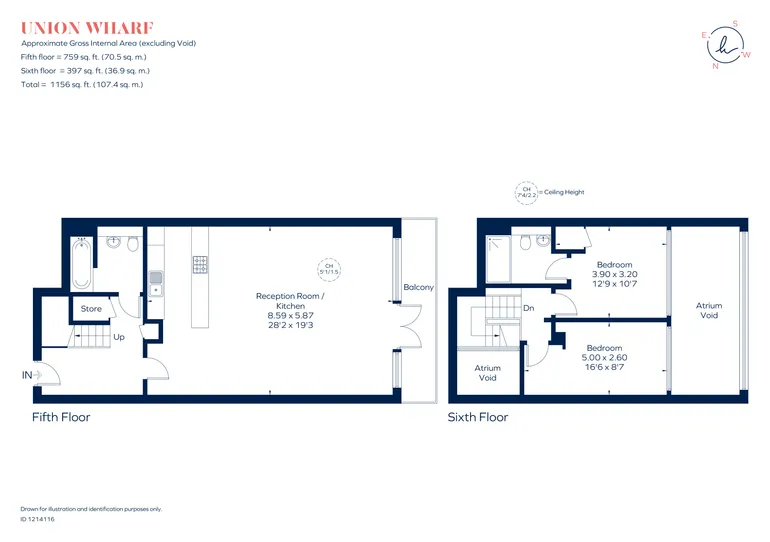 Floorplan 1 for Wenlock Road London N1
