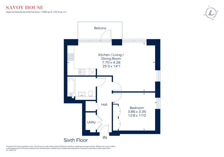 Floorplan 1 for Lockgate Road, London, SW6