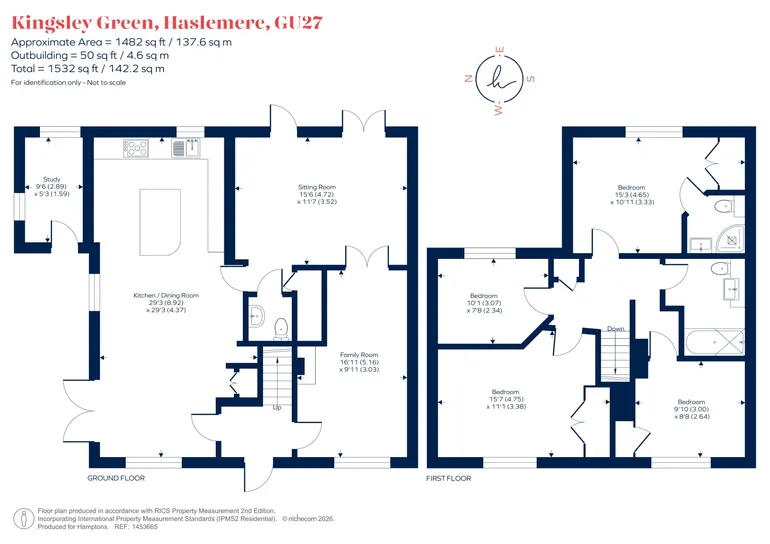 Floorplan 1 for Marley Lane Kingsley Green GU27