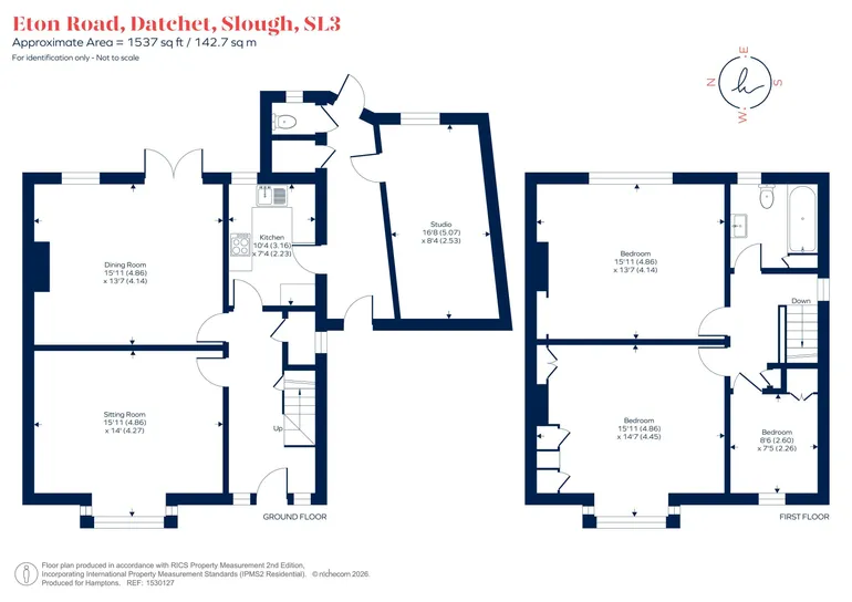 Floorplan 1 for Eton Road, Datchet, SL3