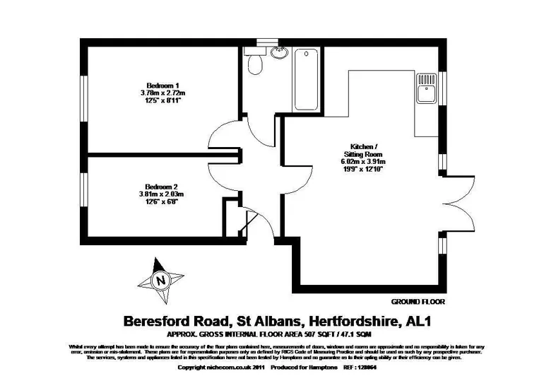 Floorplan 1 for Beresford Road St. Albans AL1